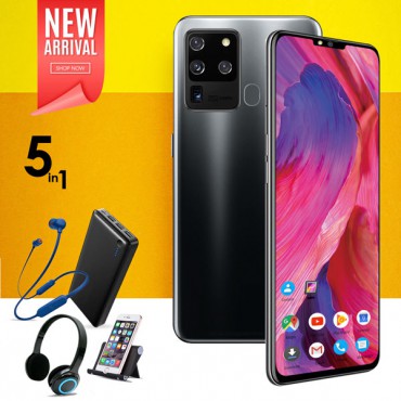5 In 1 Bundle Offer, K Mouse S31, Smatphone, 2g, 32gb, 4gb, 13mp & 13mp, 6.0 ”inch, 3 Usb Port, 20000mah Power Bank, Mason Headset, C200 WIRELESS HEADPHONE, Moble Stand, S31